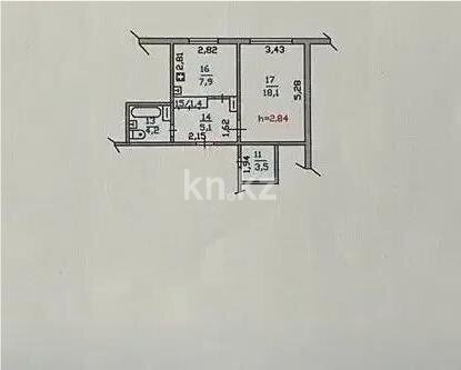 Продажа 1-комнатной квартиры, 40.5 м² в Алматы - фото 2