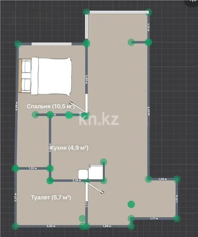 Продажа 2-комнатной квартиры, 46 м² в Алматы - фото 4