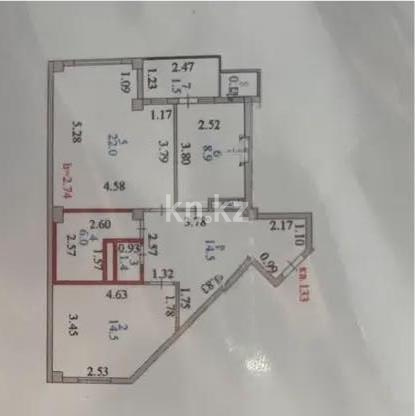 Продажа 2-комнатной квартиры, 69 м² в Астане - фото 5