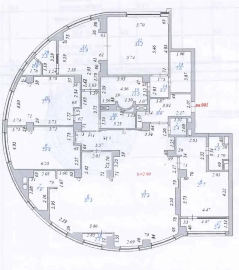 Продажа 5-комнатной квартиры, 305 м² в Астане