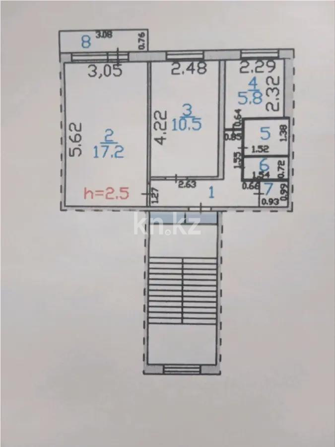 Продажа 2-комнатной квартиры, 44 м², ул. Ленинградская, дом  73 в Шахтинске - фото 5