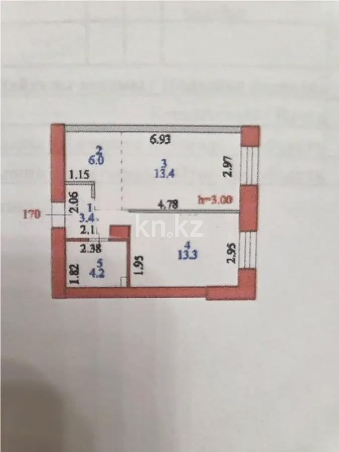 Продажа 2-комнатной квартиры, 40.3 м², пр. Тауелсыздык, дом  25/2 в Астане - фото 4