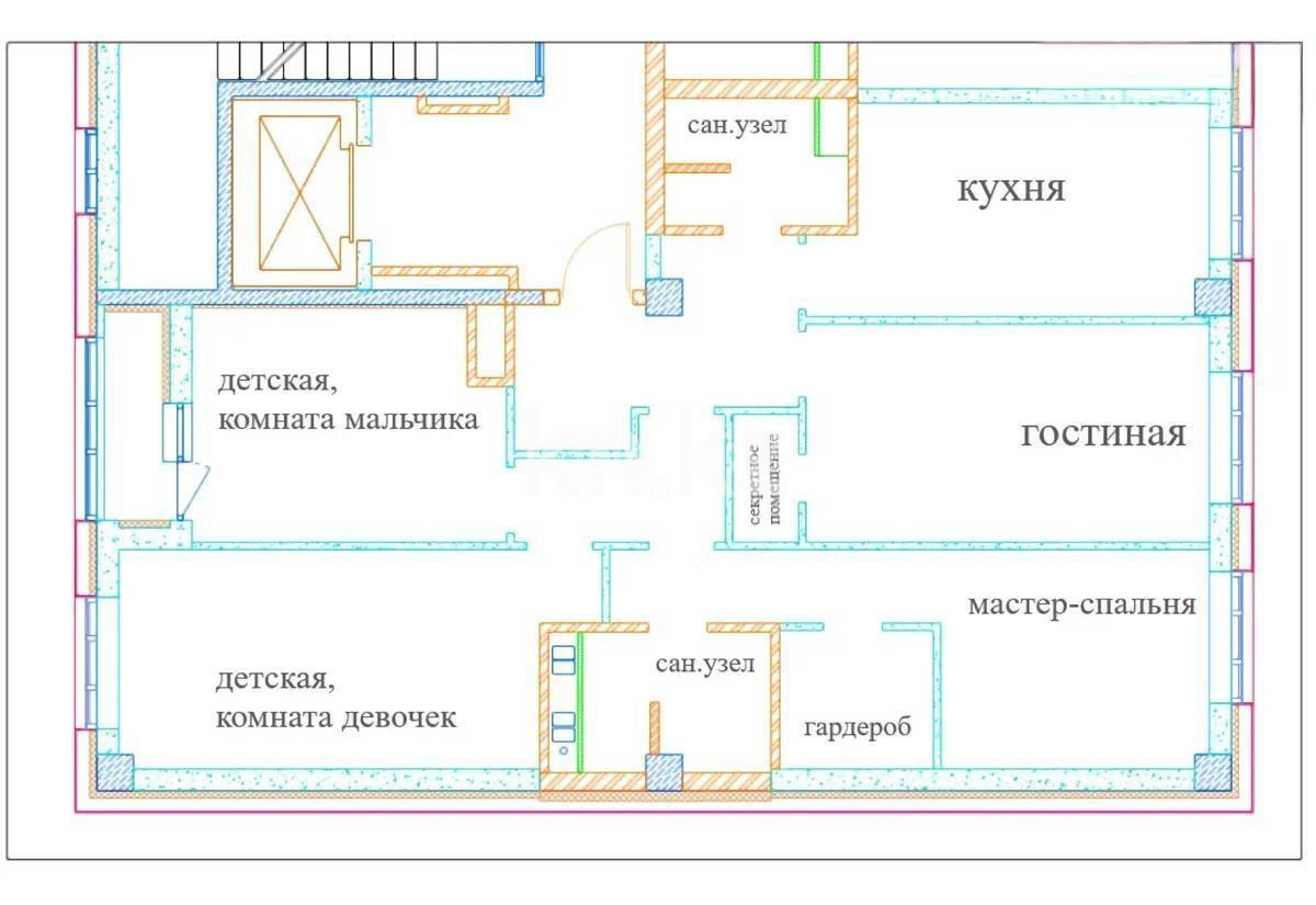 Продажа 4-комнатной квартиры, 110 м², пр. Мангилик Ел, дом  36 в Астане