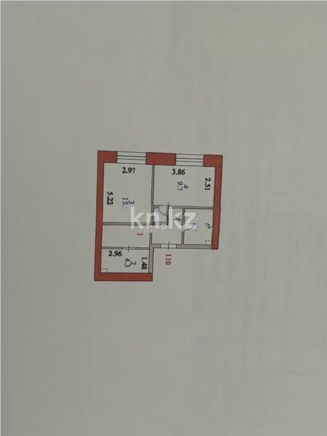 Продажа 1-комнатной квартиры, 38 м², ул. Айтматова, дом  77/6 в Астане - фото 6