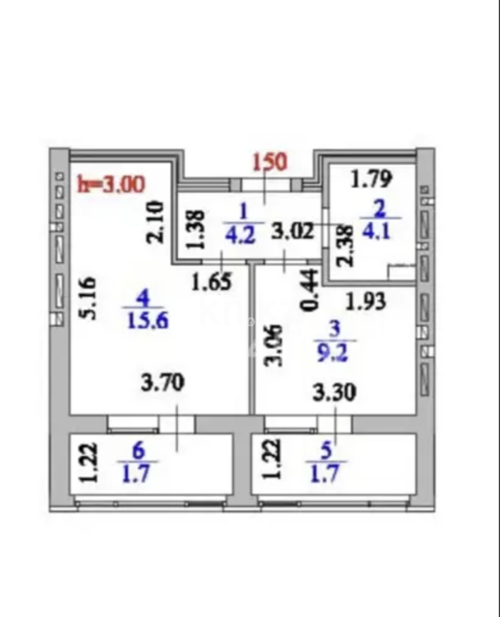 Продажа 1-комнатной квартиры, 36.5 м² в Астане - фото 2