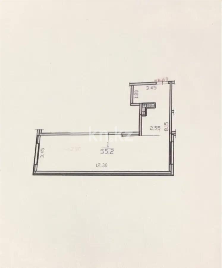 Продажа 2-комнатной квартиры, 55.2 м² в Алматы