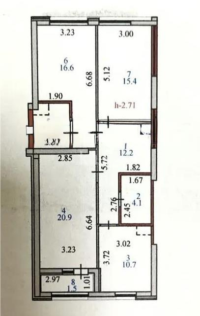Продажа 3-комнатной квартиры, 86 м² в Астане - фото 6