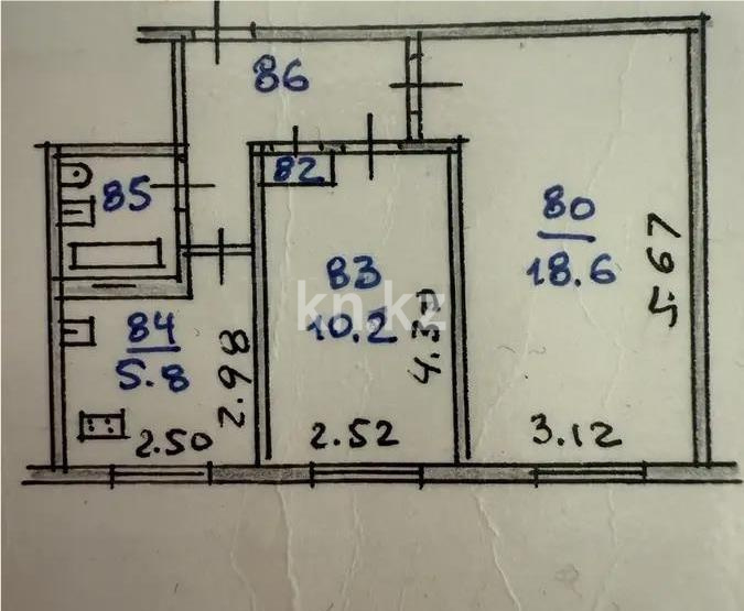 Продажа 2-комнатной квартиры, 42.9 м² в Алматы - фото 6