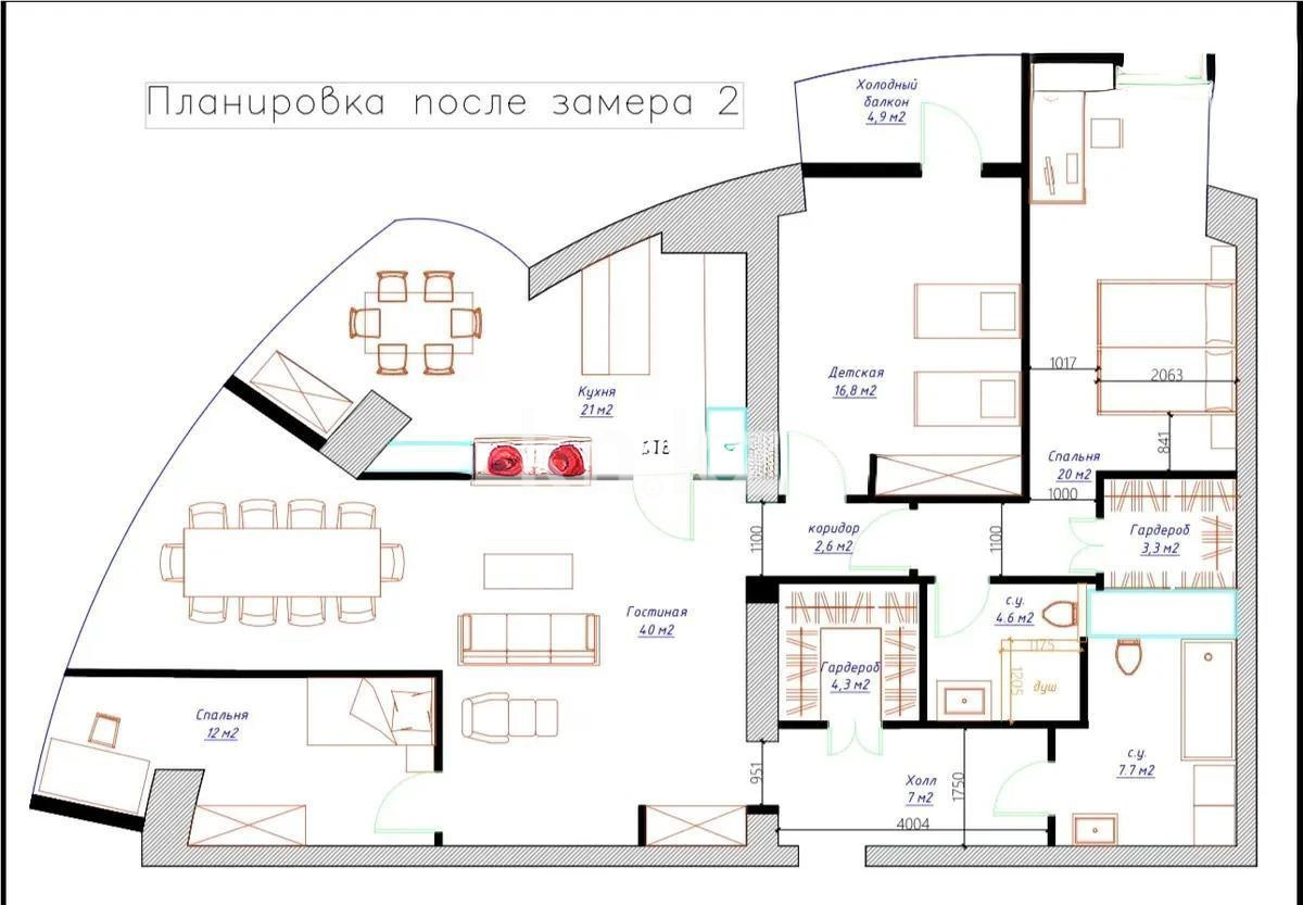 Продажа 4-комнатной квартиры, 144.3 м² в Алматы - фото 7