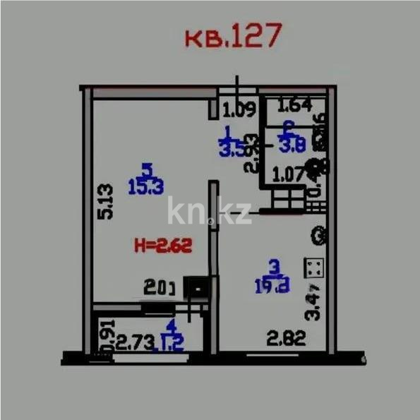 Продажа 1-комнатной квартиры, 34 м² в Алматы - фото 4