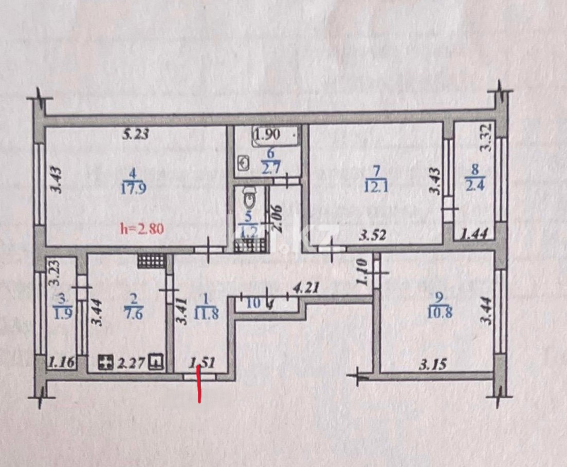 Продажа 3-комнатной квартиры, 69 м² в Алматы - фото 20