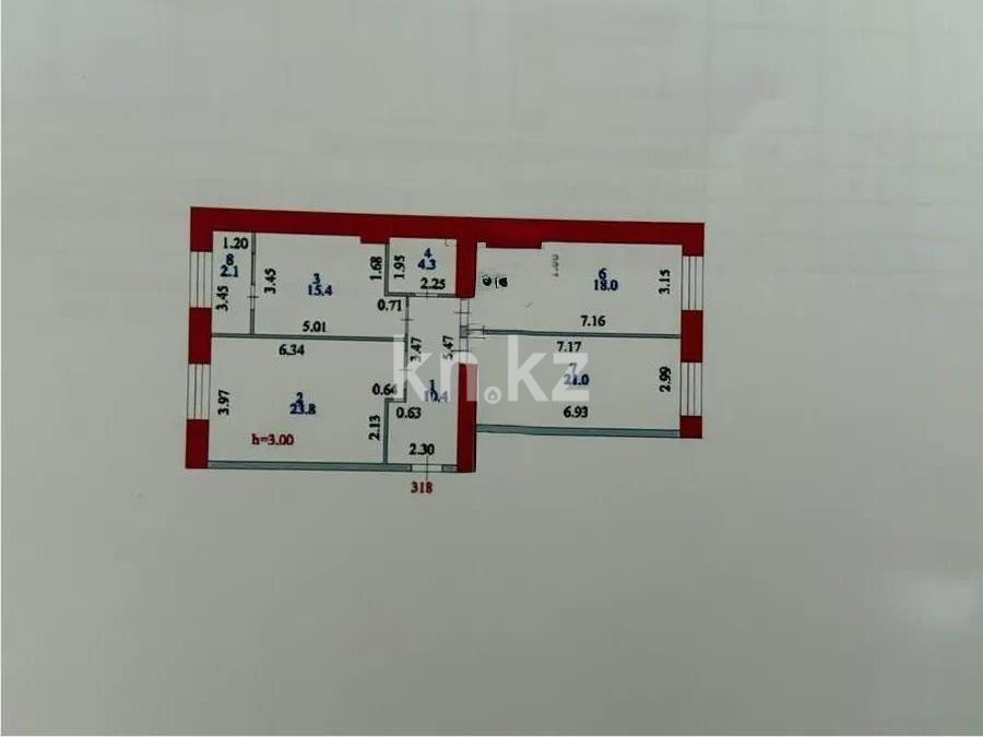 Продажа 3-комнатной квартиры, 98.5 м², ул. Е-15, дом  13/1 в Астане - фото 8
