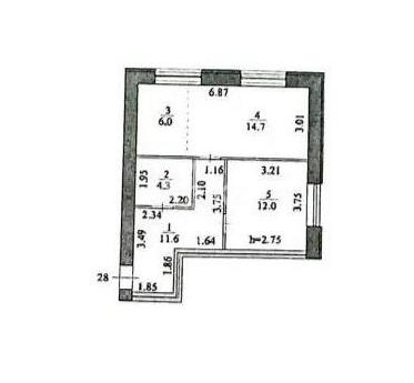 Продажа 2-комнатной квартиры, 48.6 м² в Астане - фото 5