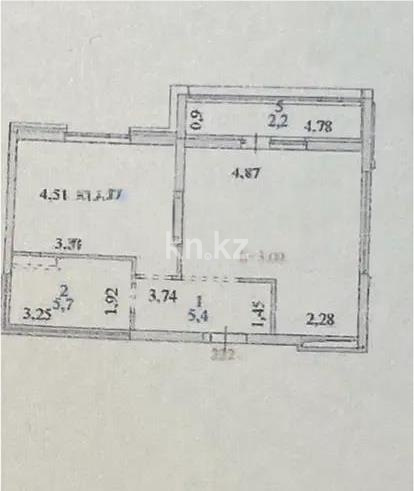 Продажа 1-комнатной квартиры, 49 м² в Астане - фото 4