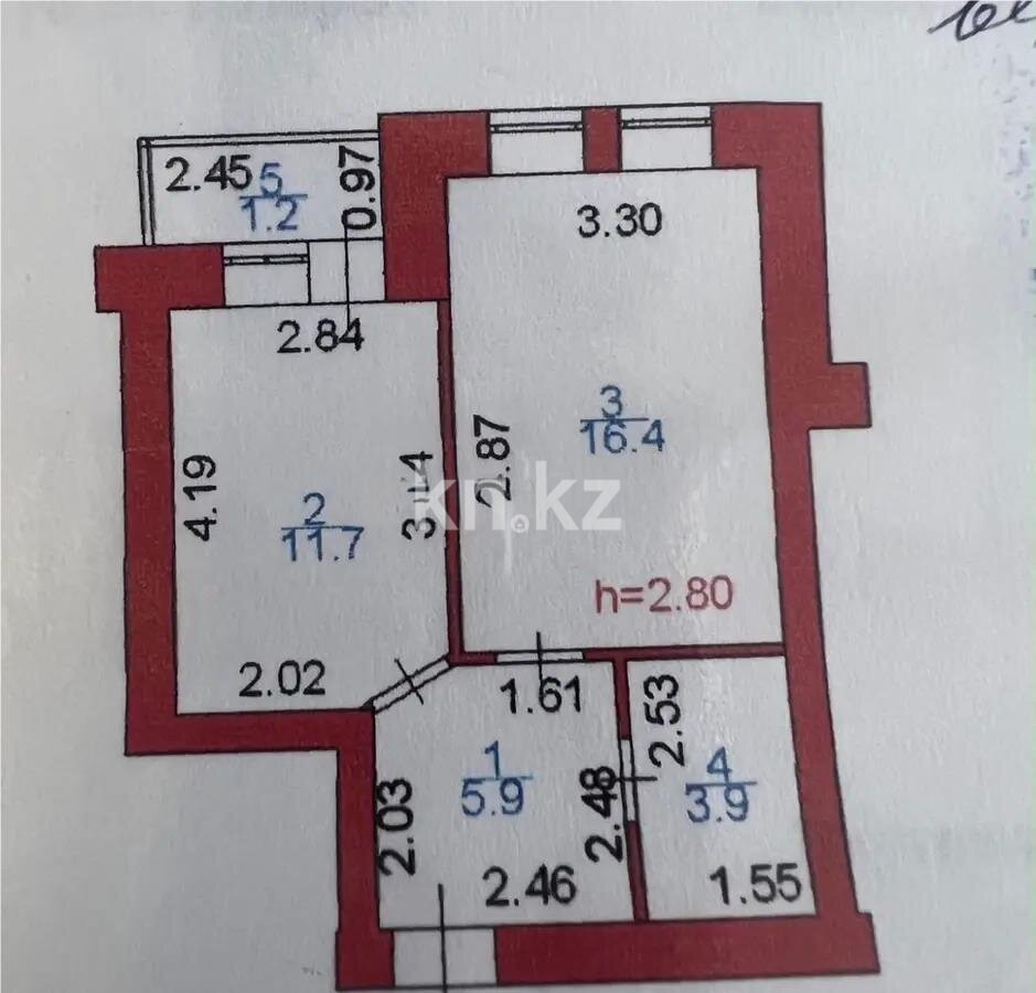 Продажа 1-комнатной квартиры, 40 м² в Астане - фото 4