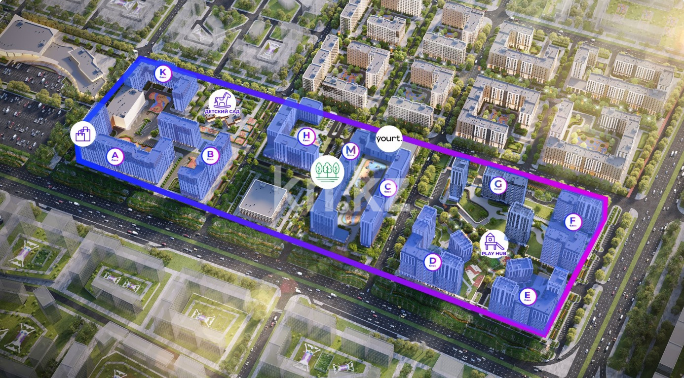 Продажа 2-комнатной квартиры, 41.14 м² в Астане - фото 3