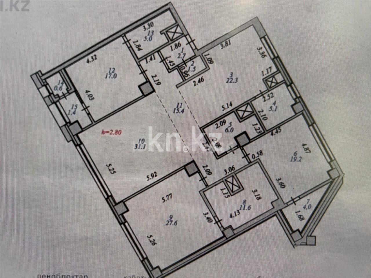 Продажа 4-комнатной квартиры, 178 м² в Астане - фото 14