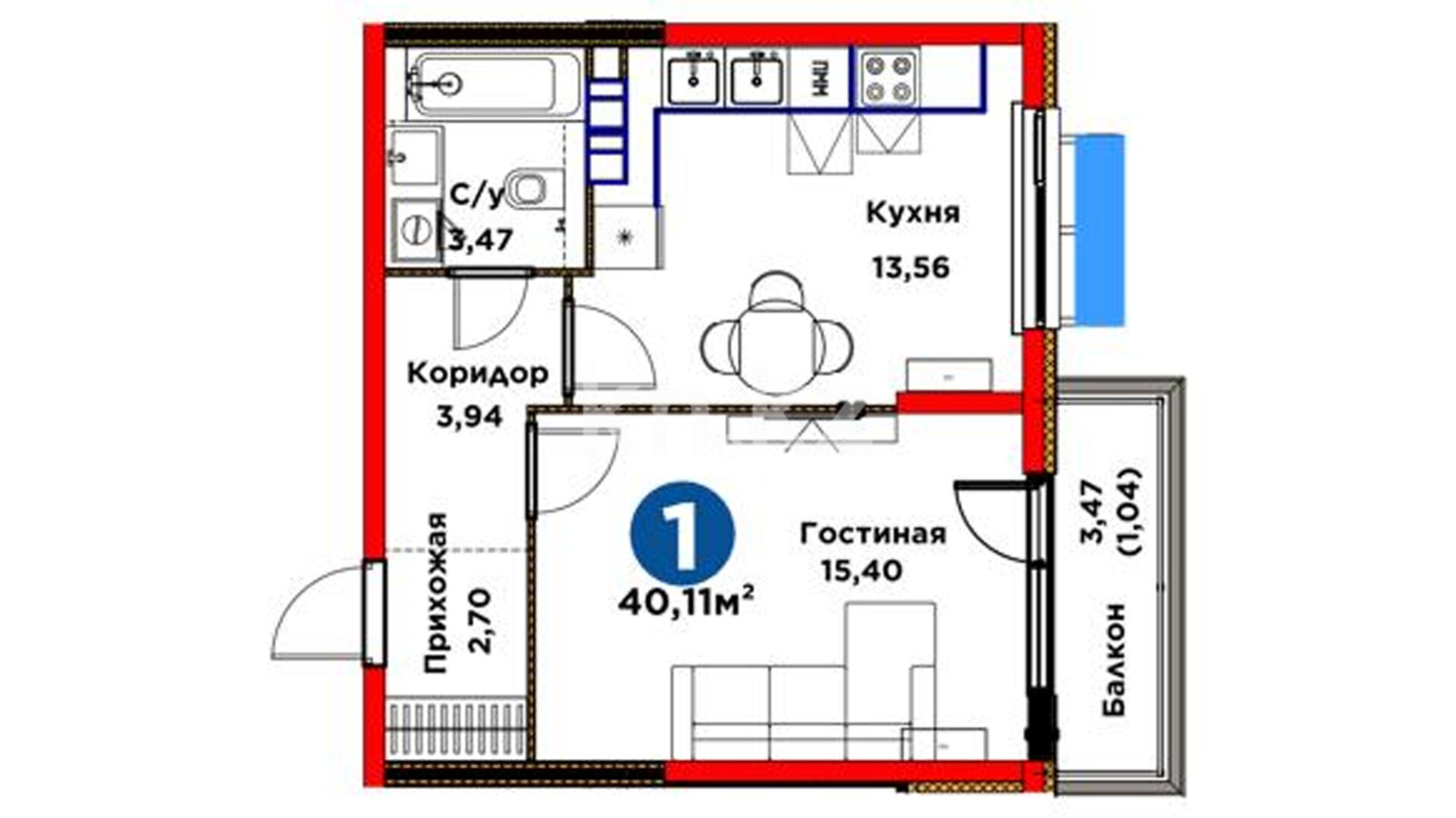 ЖК Dream City. Eco, 1-комнатная, цена 32 200 308 ₸, 802 800 ₸&nbsp;/&nbsp;м²