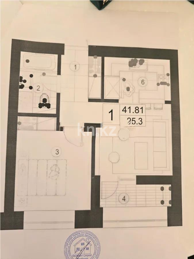 Продажа 2-комнатной квартиры, 42 м², ул. Байтурсынова, дом  36 в Астане - фото 3