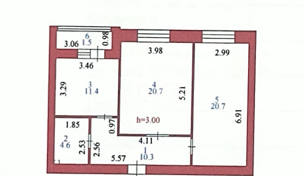 Продажа 2-комнатной квартиры, 68 м², ул. Токпанова в Астане - фото 10
