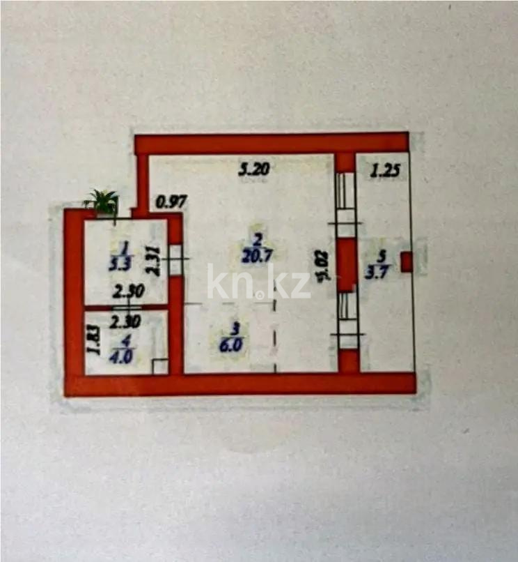 Продажа 1-комнатной квартиры, 39.7 м², ул. Бокейхана, дом  13 стр в Астане