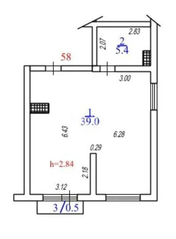 Продажа 2-комнатной квартиры, 45 м² в Алматы - фото 3