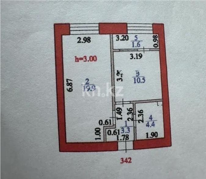Продажа 2-комнатной квартиры, 40 м² в Астане - фото 6