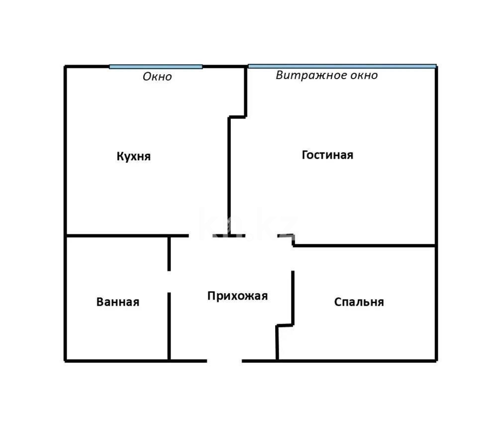 Продажа 2-комнатной квартиры, 52 м², мкр-н Шугыла, дом  340/3 в Алматы - фото 5