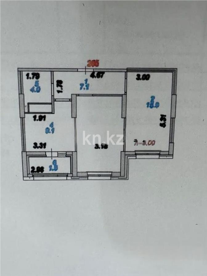 Продажа 2-комнатной квартиры, 56 м², ул. Шаймерденова, дом  4/1 в Астане