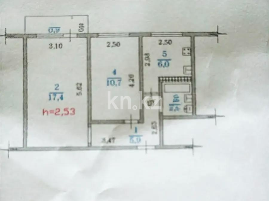 Продажа 2-комнатной квартиры, 43 м² в Алматы - фото 5