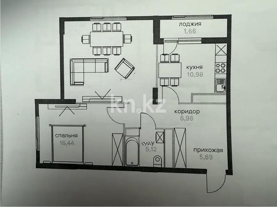 Продажа 2-комнатной квартиры, 70 м² в Астане