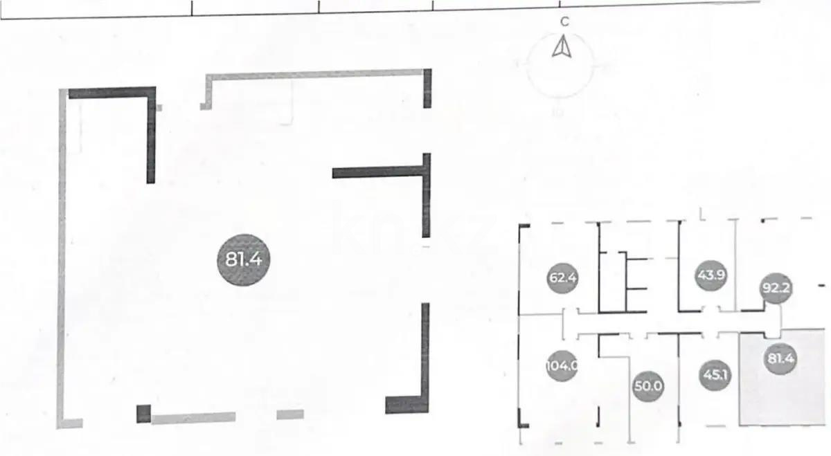 Продажа 3-комнатной квартиры, 81.4 м², ул. Ауэзова, дом  3/2 стр в Алматы