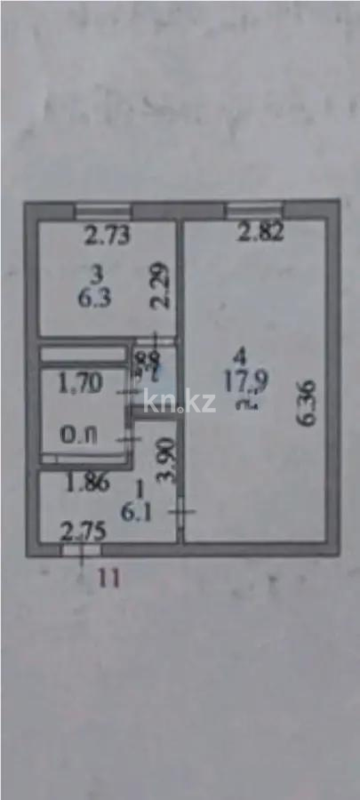 Продажа 1-комнатной квартиры, 33.5 м², пр. Кудайбердыулы, дом  2/4 в Астане - фото 3