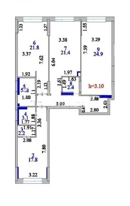 Продажа 3-комнатной квартиры, 112.2 м² в Астане - фото 6