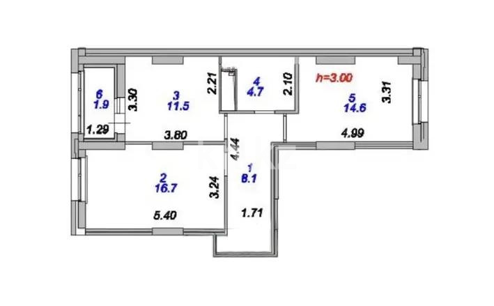 Продажа 2-комнатной квартиры, 57.5 м² в Астане - фото 4