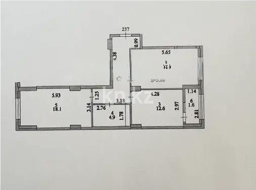 Продажа 2-комнатной квартиры, 67 м² в Астане