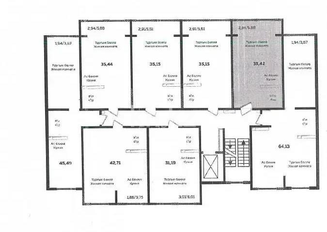 Продажа 1-комнатной квартиры, 36.42 м², мкр. Шугыла, дом  340/37 в Алматы