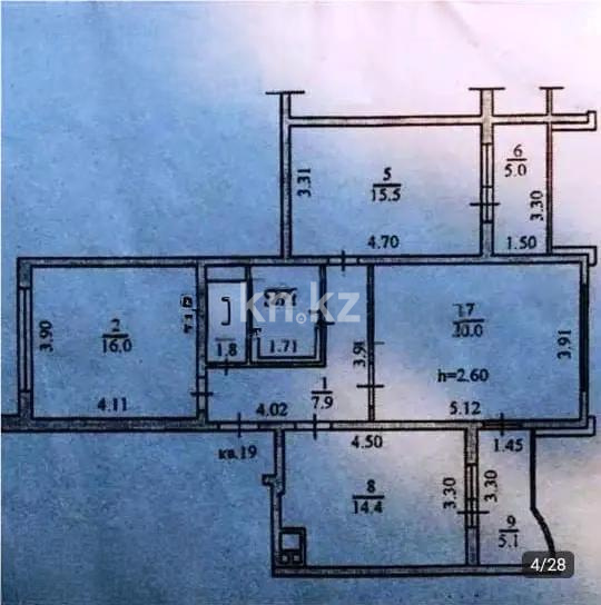 Продажа 3-комнатной квартиры, 90 м² в Алматы - фото 5