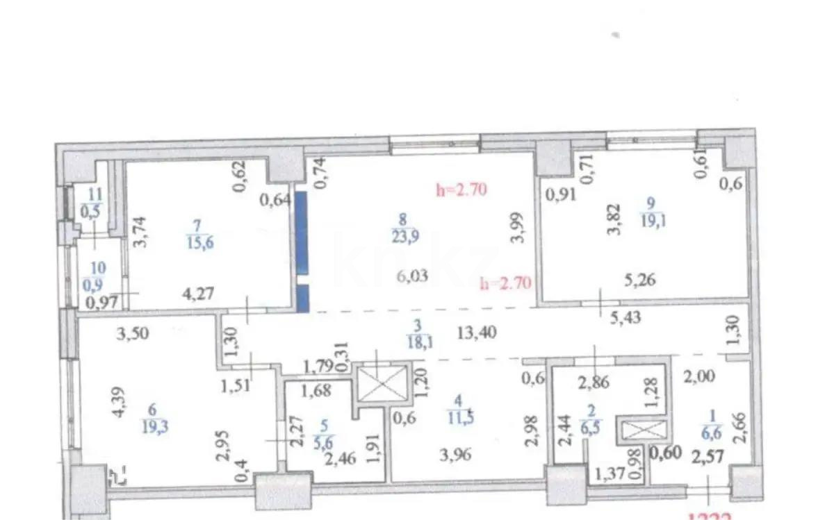 Продажа 4-комнатной квартиры, 128 м², пр. Кошкарбаева в Астане - фото 12