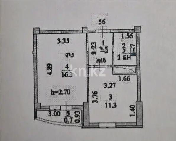 Продажа 1-комнатной квартиры, 35.3 м² в Астане - фото 3