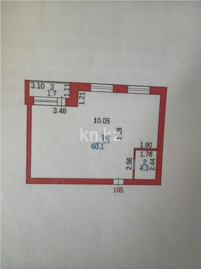 Продажа 2-комнатной квартиры, 60 м² в Караганде - фото 3
