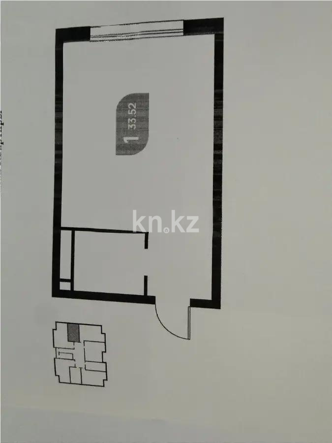 Продажа 1-комнатной квартиры, 34 м² в Алматы