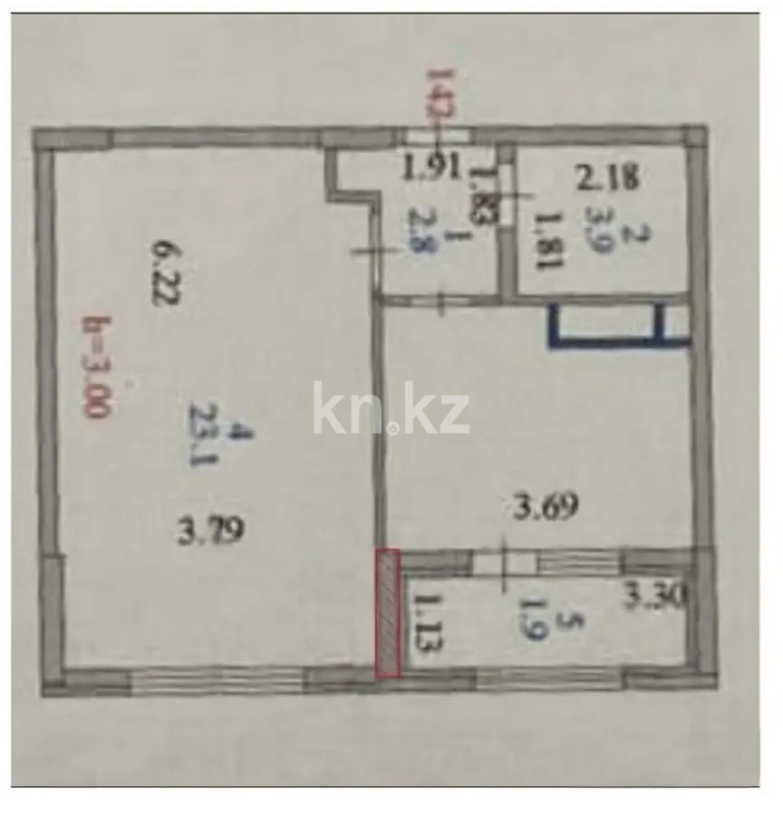 Продажа 2-комнатной квартиры, 44 м² в Астане - фото 6