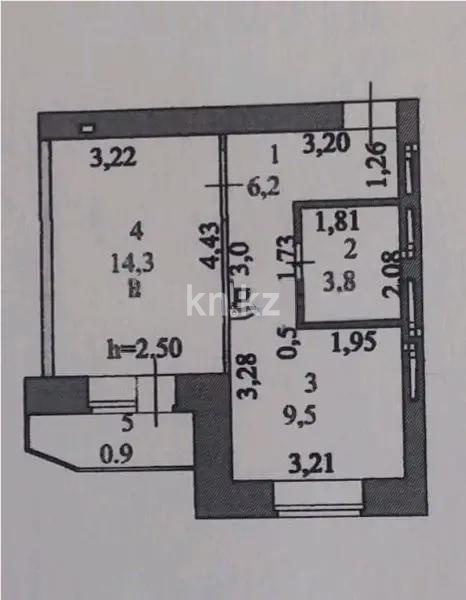 Продажа 1-комнатной квартиры, 34.7 м² в Астане - фото 4