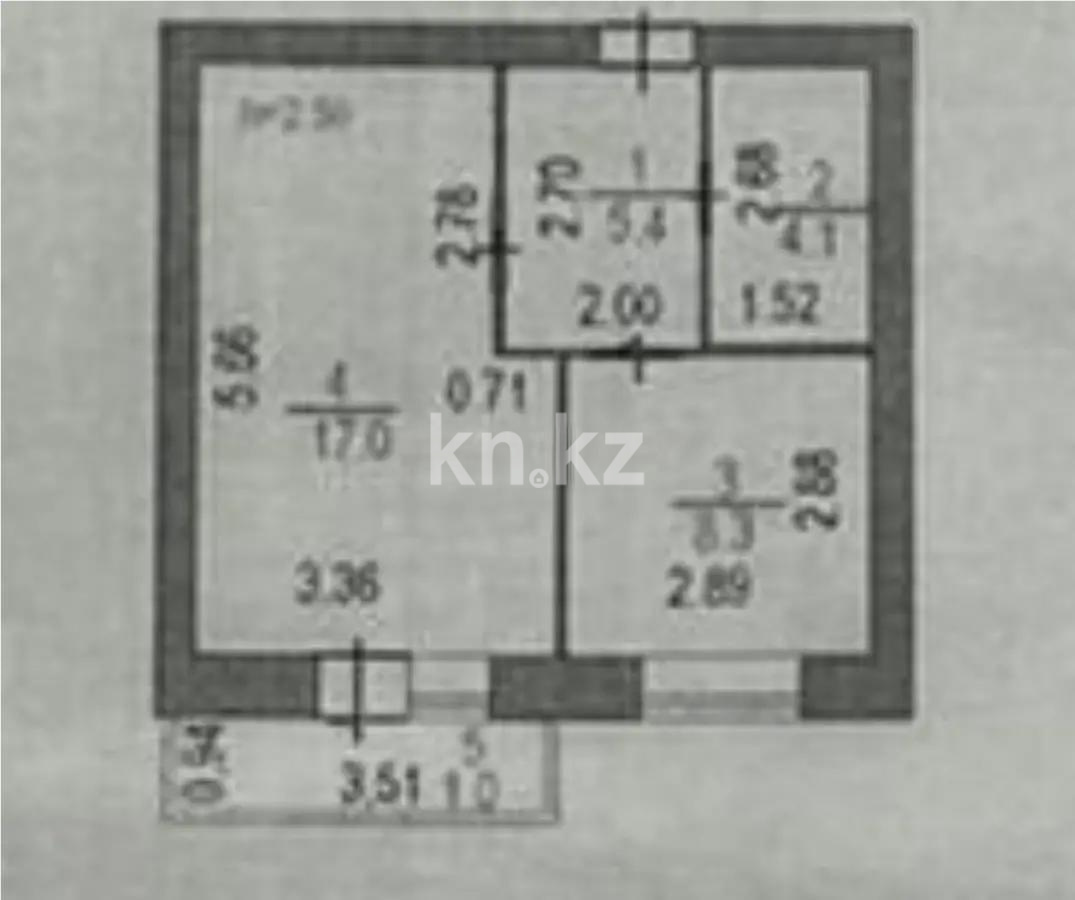 Продажа 1-комнатной квартиры, 36 м², ул. Косшыгулулы, дом  13/5 в Астане - фото 5