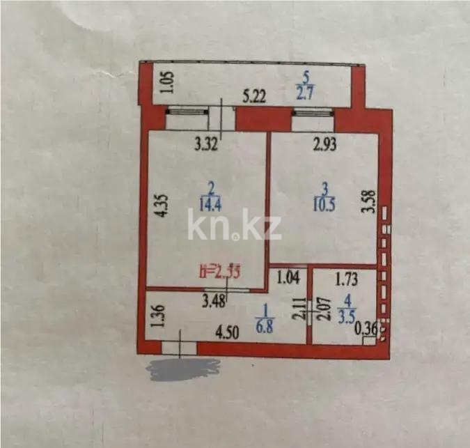 Продажа 1-комнатной квартиры, 37.9 м² в Астане - фото 5