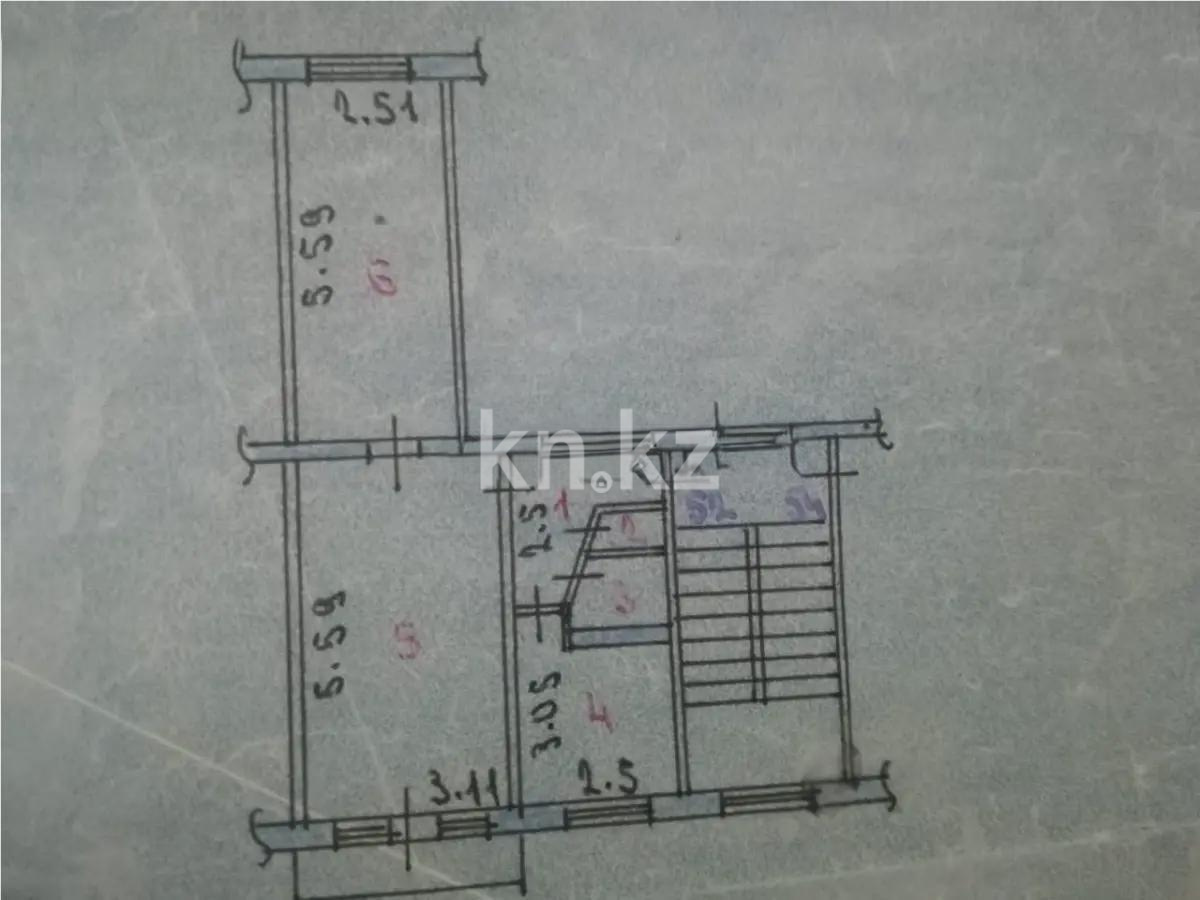 Продажа 2-комнатной квартиры, 45 м², мкр-н 15, дом  21 в Караганде