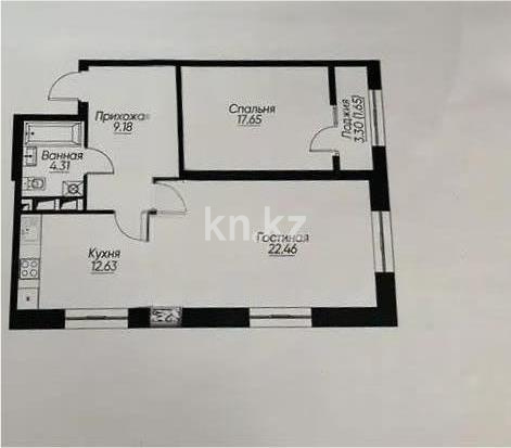 Продажа 2-комнатной квартиры, 68 м², ул. Ашимова, дом  1/5б в Алматы - фото 5