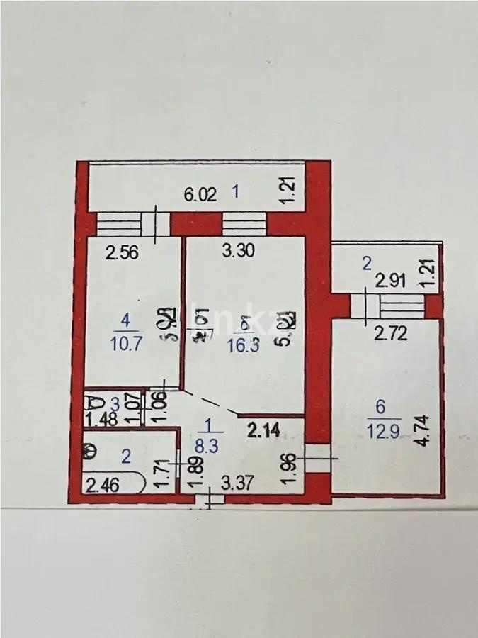 Продажа 2-комнатной квартиры, 60 м², пр. Кудайбердыулы, дом  31 в Астане - фото 6