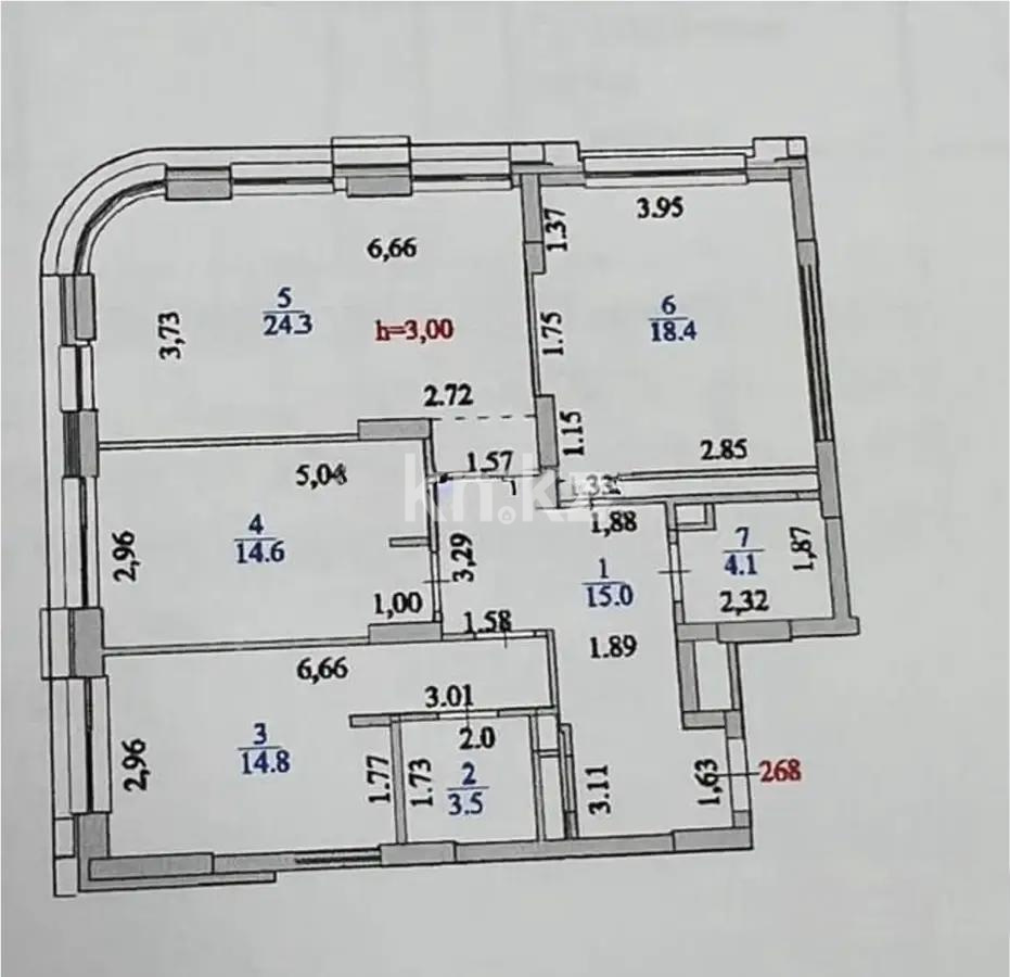 Продажа 3-комнатной квартиры, 95 м² в Астане - фото 4